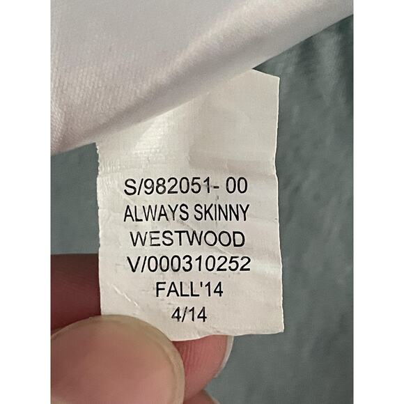 Gap Jeans Womens 27 Light Wash Blue Always Skinny Distressed Denim Stretch Pants - Picture 12 of 13